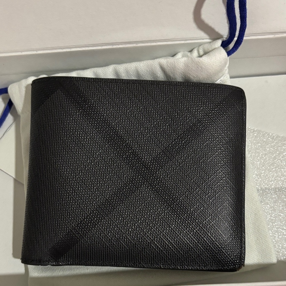 Burberry Black Leather Wallet